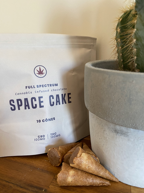 Mini cônes Space Cake THC & CBD