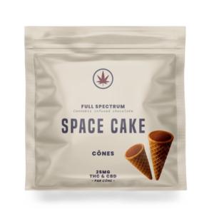 Cone Space Cake 25mg THC & CBD